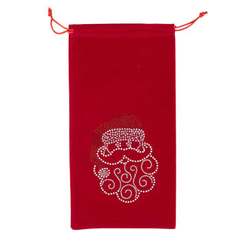 Santa Wine Bag