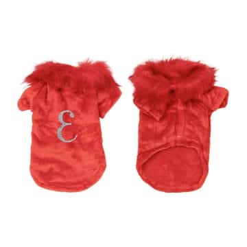 Rambla Pet Cardigan - Small - Red - Monogram