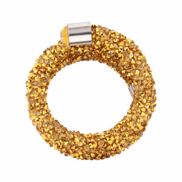 Luminous Swirl Napkin Ring - Set of 4