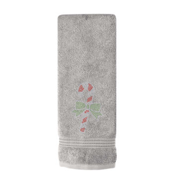 Candy Cane Hand Towel