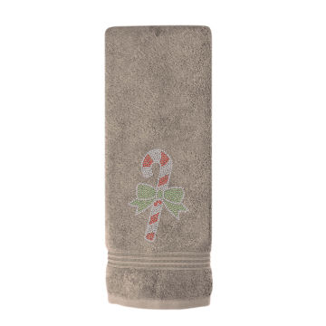 Candy Cane Hand Towel