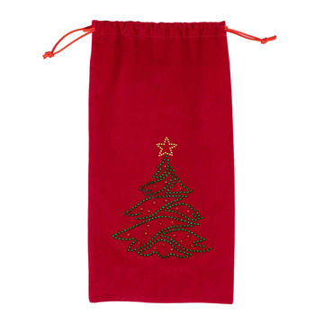 Christmas Tree Wine Bag