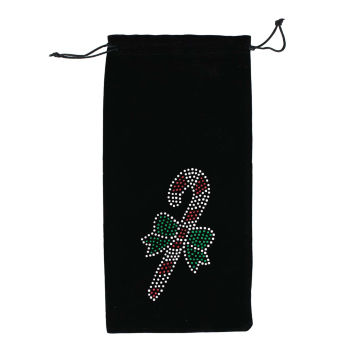 Candy Cane Wine Bag