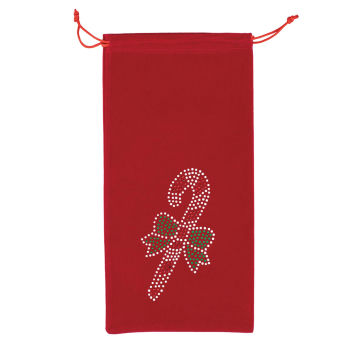 Candy Cane Wine Bag
