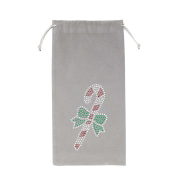 Candy Cane Wine Bag
