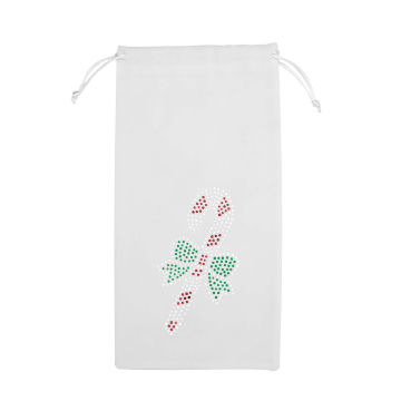 Candy Cane Wine Bag