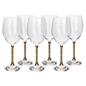 Vetrina Stem Wine Glass - Set of 6 - Rose