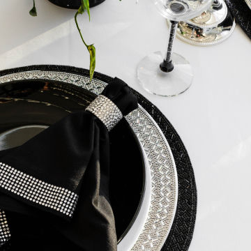 Strass&#x20;Napkin&#x20;Ring&#x20;&#x28;Set&#x20;of&#x20;4&#x29;