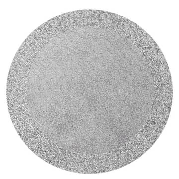Luminous Beaded-Edge Round Placemat - Gold