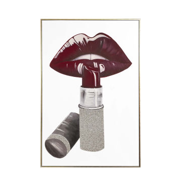 Lipstick Wall Art - 24x36"