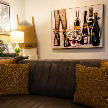 Champagne & Heels Wall Art