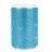 Aqua stainless steel can insulator covered in glass rhinestones with a white acrylic lid and a textured surface. Aqua stainless steel can insulator covered in glass rhinestones with a white acrylic lid and a textured surface.