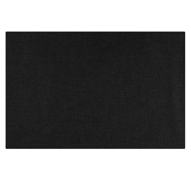 Rectangular woven placemat in light gray with a textured fabric surface and clean edges.