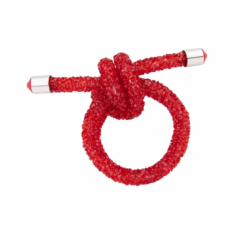 Luminous Knot Napkin Ring (Set of 4) - Red front angle image