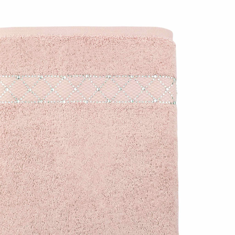 Atlas Bath Towel - Pink alternate angle image