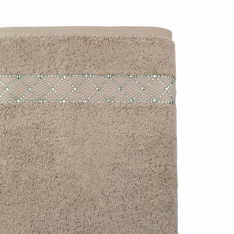 Atlas Bath Towel - Taupe alternate angle image