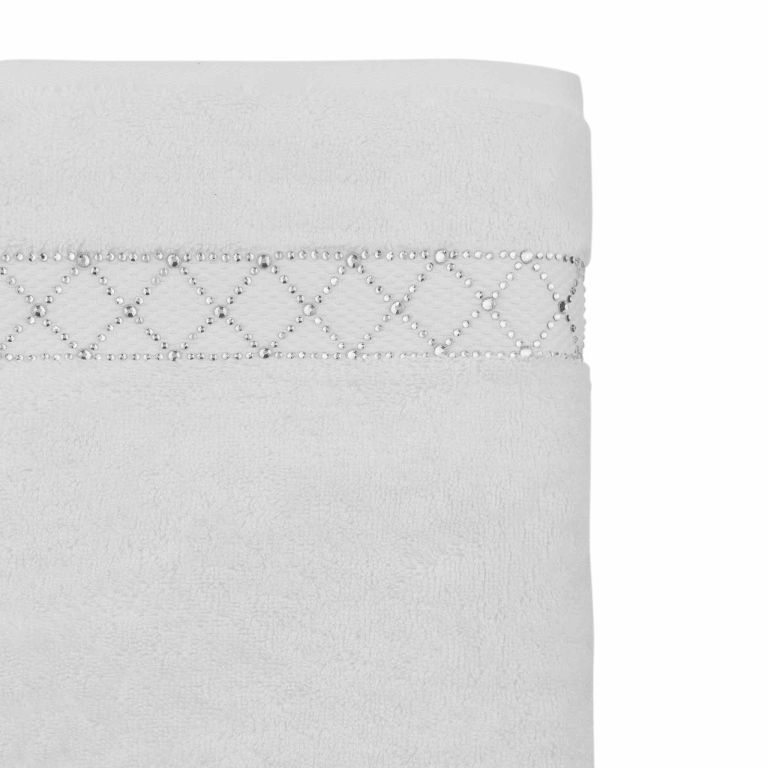 Atlas Bath Towel - White alternate angle image