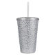 Strass&#x20;Wide&#x20;Tumbler&#x20;-&#x20;Silver