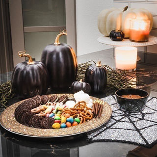 Elegancia embrujadora: Diseñando una sofisticada tabla de dulces de Halloween
