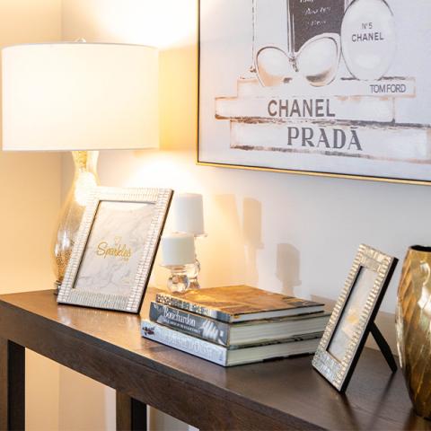 Beyond Basic Bookends: How Crystal And Mirrored Decor Elevate Shelfie Style