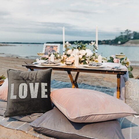 Shimmering Sanctuary: Elegant Rhinestone Decor for Warm Nights