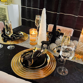 Despliegue brillante para Año Nuevo: preparar la mesa para dar la bienvenida con estilo
