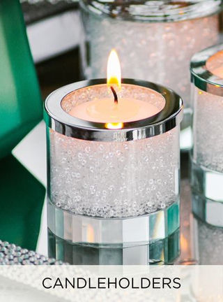 Glass Candleholder