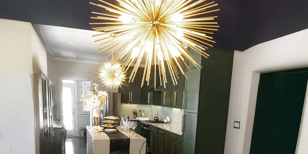 gold&amp;&#x23;x20&#x3B;starburst&amp;&#x23;x20&#x3B;chandeliers&amp;&#x23;x20&#x3B;above&amp;&#x23;x20&#x3B;glam&amp;&#x23;x20&#x3B;kitchen&amp;&#x23;x20&#x3B;island