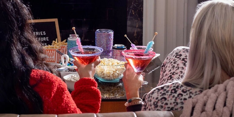 Galentine Day rhinestone decorations